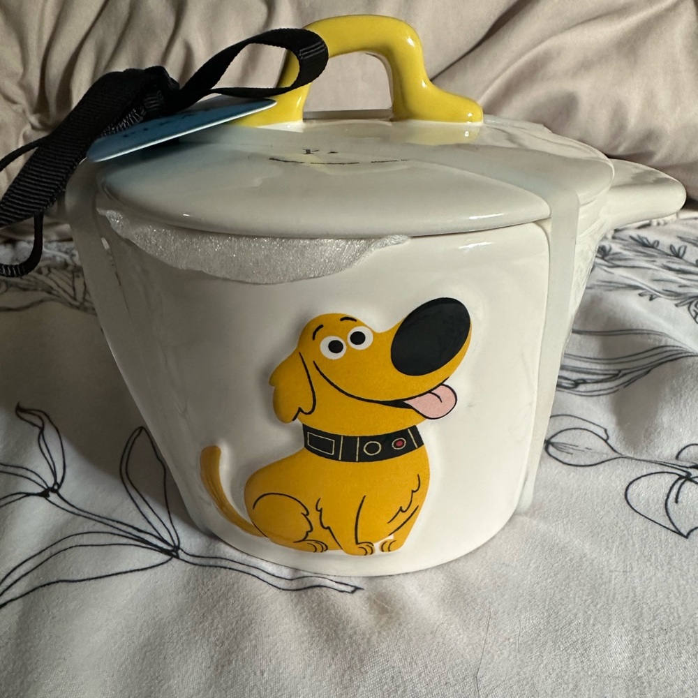 Rae Dunn Disney Pixar Dug From “UP” Mini Casserole Baking Dish With Lid NEW